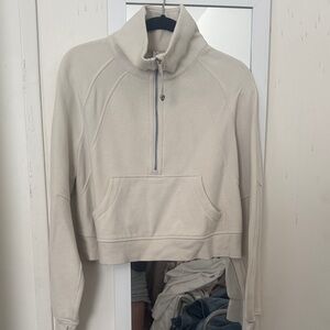 Lululemon Cream Quarter Zip